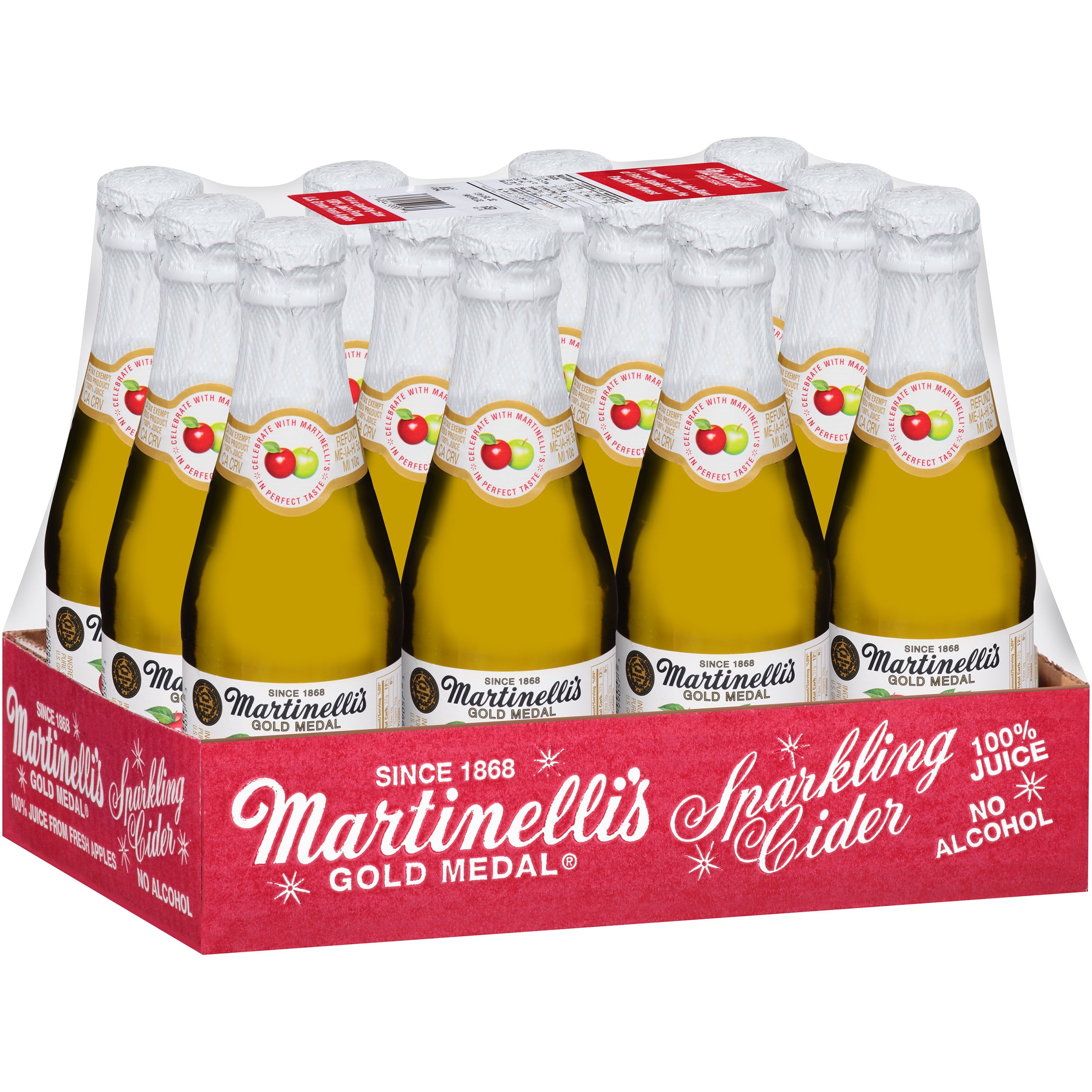 Case Of Martinelli S Sparkling Apple Cider Mini Bottles