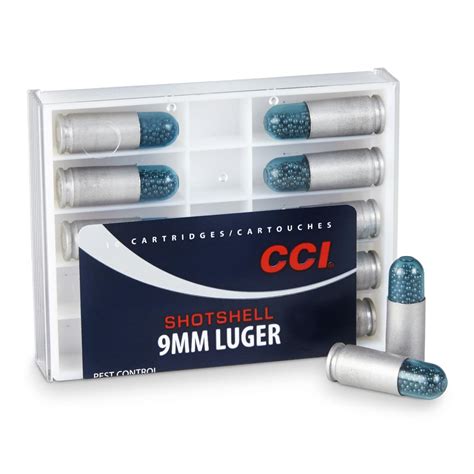 Cci Shotshell 9Mm Luger 12 Shot 53 Grain 10 Rounds 9480 9Mm Ammo