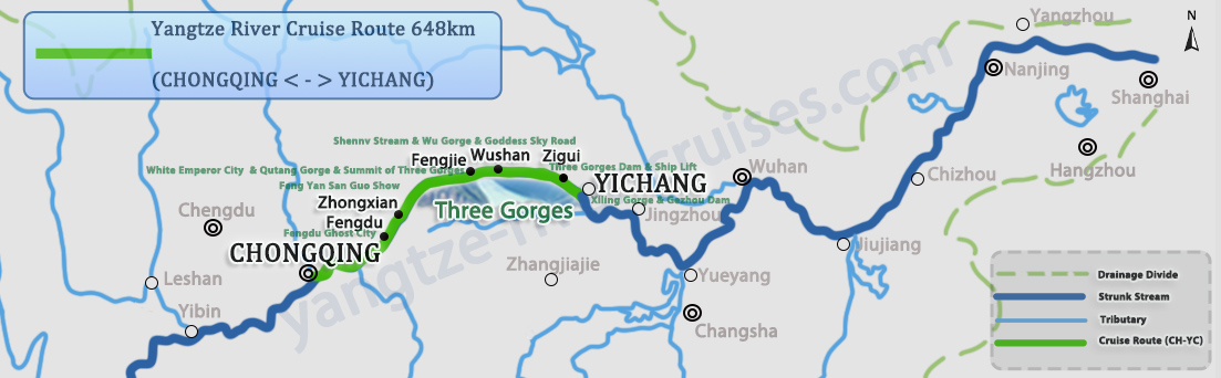 Chang Jiang River Map