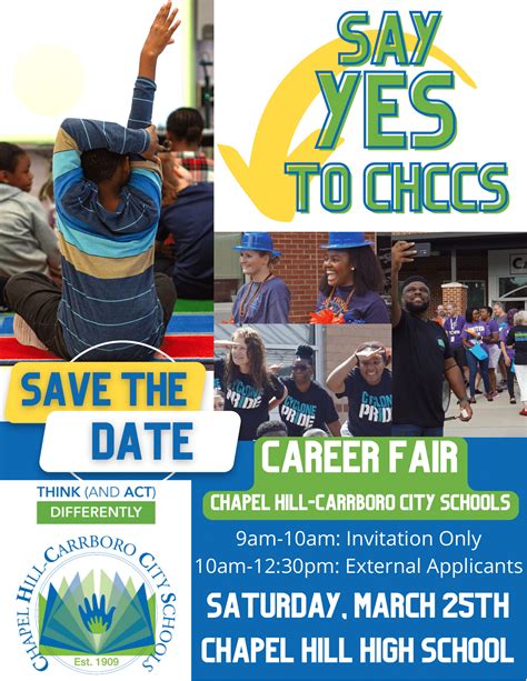 Chapel Hill Carrboro City Schools On Linkedin Say Yes To Chccs Save The Date Of Saturday March 25 For Our Chccs