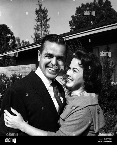 Charles Alden Black Shirley Temple Actress With Husband 1960 Stock