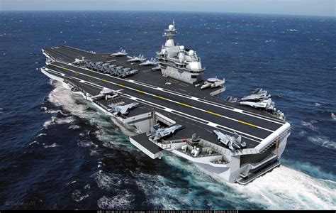 China Navy Cgi Military Aircraft Carrier Vehicle Digital Art Ship