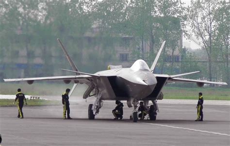 Chinese J 20 Mighty Dragon Fifth Generation Stealth Fighter Aircraft