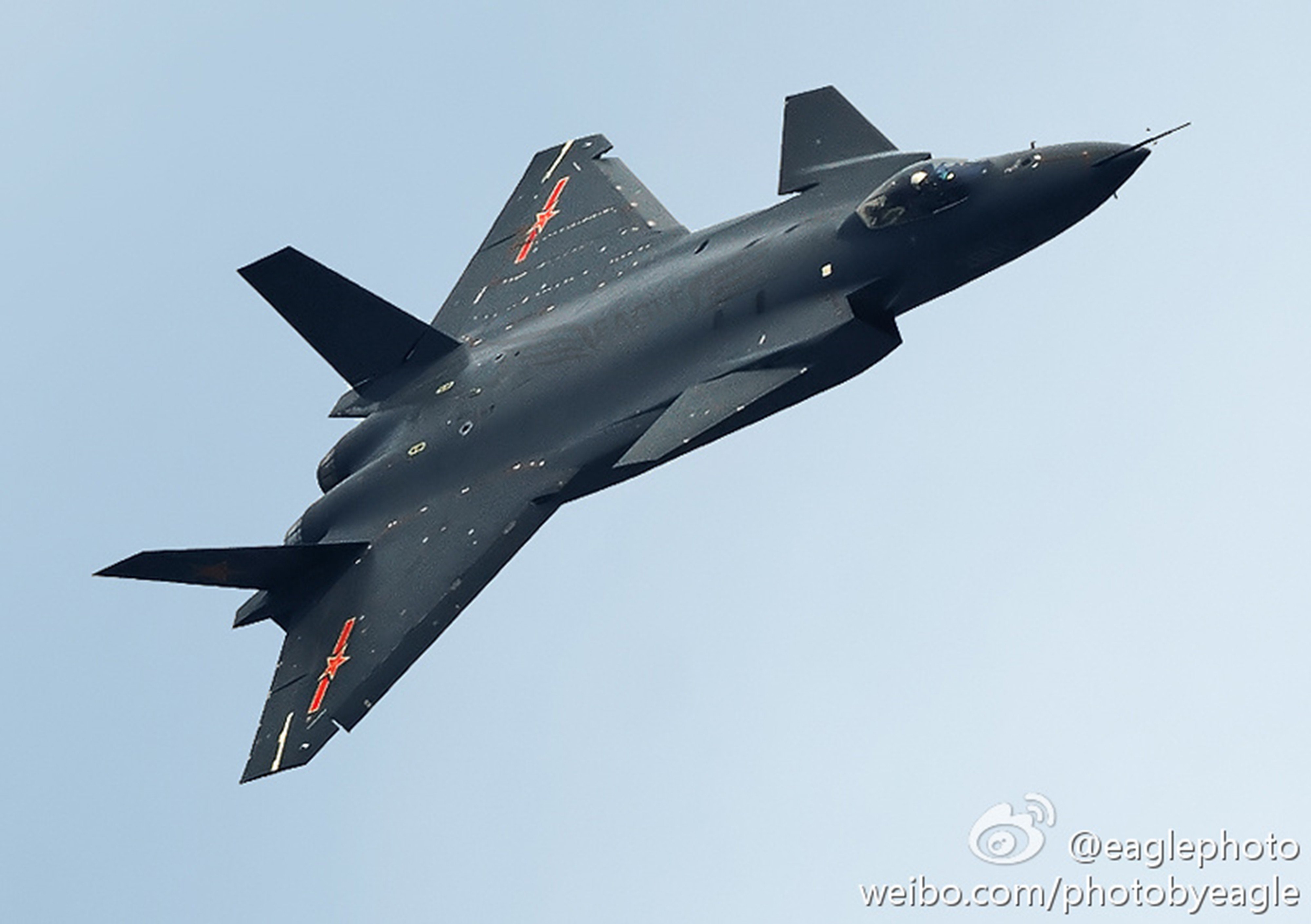 Chinese J 20 Mighty Dragon Fifth Generation Stealth Fighter