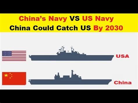 Chinese Navy Vs Us Navy China Could Catch Up Us Navy By 2030 Youtube