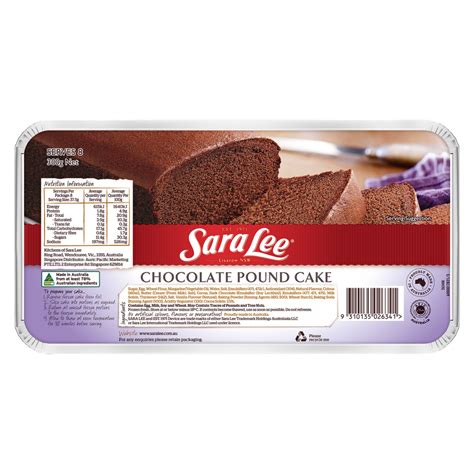 Chocolate Pound Cake Sara Lee