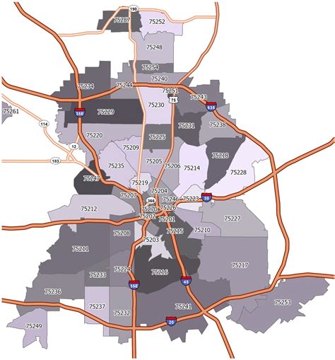 City Of Dallas Texas Zip Code Map Caril Cortney