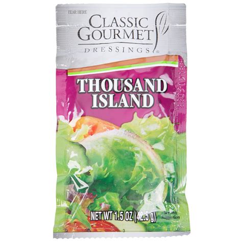 Classic Gourmet Thousand Island Dressing 1 5 Oz Portion Packet 60 Case