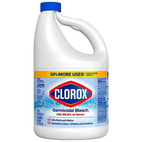 Clorox 121 Oz Concentrated Germicidal Disinfecting Bleach Cleaner