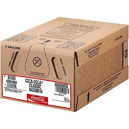 Coca Cola Bag In Box Fountain Syrup 5 Gal Sam S Club