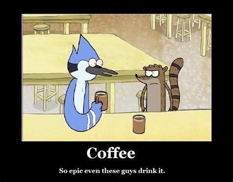 Coffee With Regular Show By Zap1123 On Deviantart