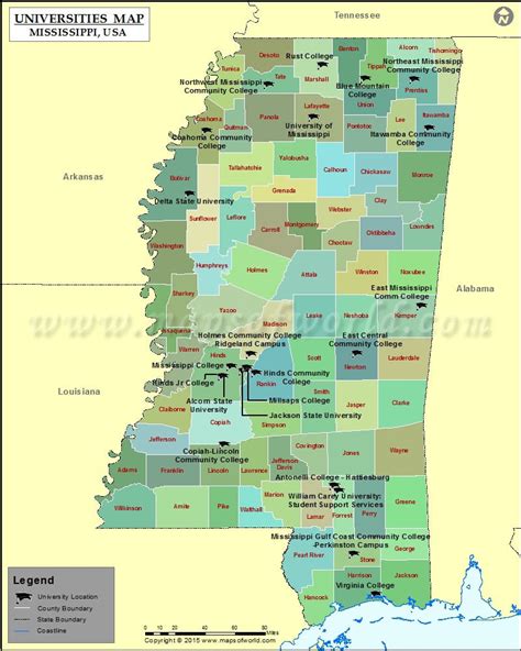 Colleges And Universities In Mississippi Ms