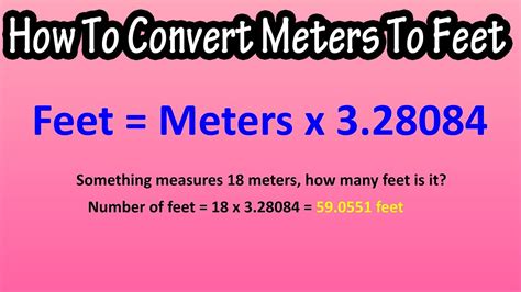 Convert 15 Meters To Feet How To Measure