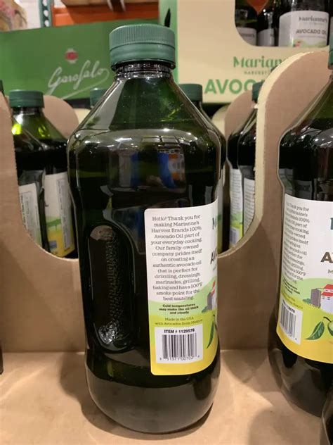 Costco Avocado Oil Marianne S 2 Liter Bottle Costco Fan