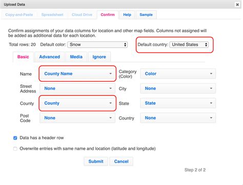 Counties Highlight Us Counties With Name Or Fips Code Using Zeemaps