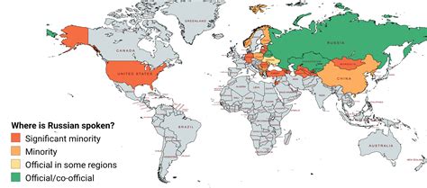 Countries Where Russian Is Spoken R Mapporn