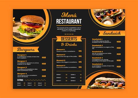 Customize For Free This Gradient Professional Fast Food Burgers And