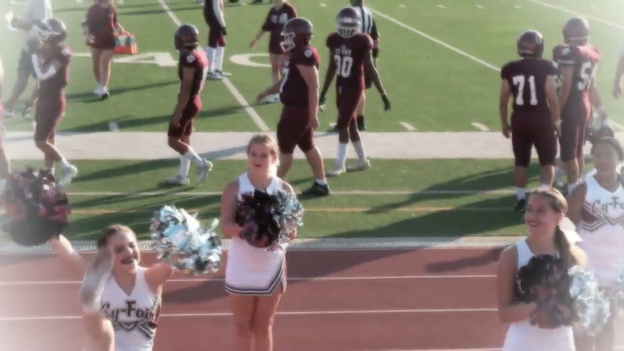 Cy Fair High School Freshman Cheerleaders September 22 2022 Youtube