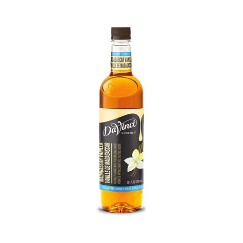 Da Vinci Sugar Free Syrup Madagascar Vanilla 750 Ml Glass Walmart Com