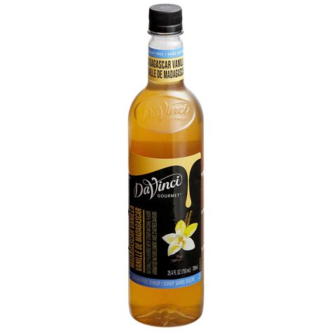 Davinci Gourmet 750 Ml Sugar Free Madagascar Vanilla Flavoring Syrup