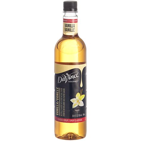 Davinci Vanilla Syrup 750 Ml Webstaurantstore