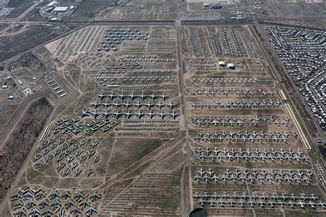 Davis Monthan Afb Tucson Az Largest Aircraft Boneyard In The World