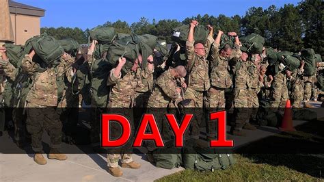 Day One Army Basic Training What To Expect Youtube