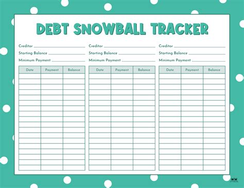 Debt Snowball Tracker Debt Snowball Worksheet Editable Pdf Artofit