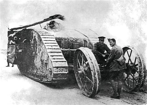 Describe The First Tanks Used In Ww1