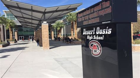 Desert Oasis High School Locked Down Due To Reported Weapon On Campus