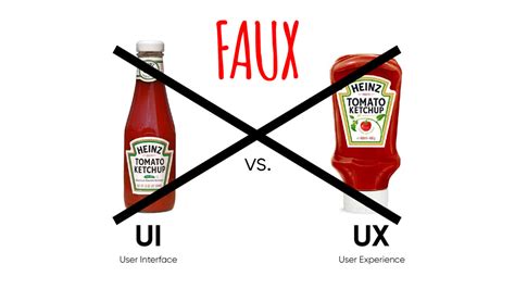 Diff Rence Ux Ui Design Du Ketchup Mis Toutes Les Sauces