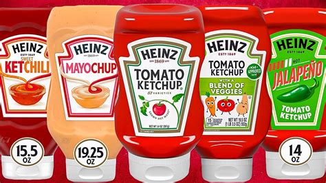 Different Heinz Ketchup