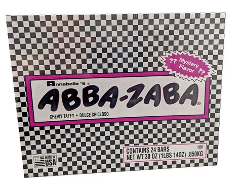 Discontinued Item Abba Zaba 1 25Oz Candy Bar Mystery Flavor B A