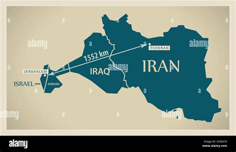 Distance Israel To Iran - Alert Data