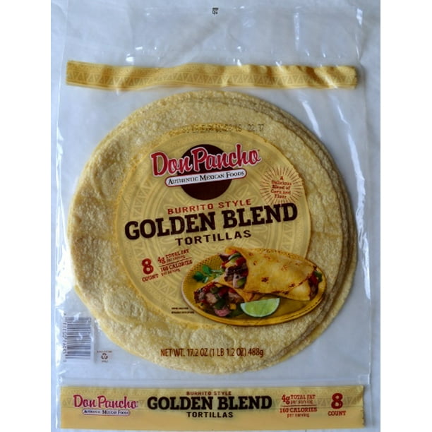 Don Pancho Golden Blend Flour 10 Tortillas 8 Ct Walmart Com