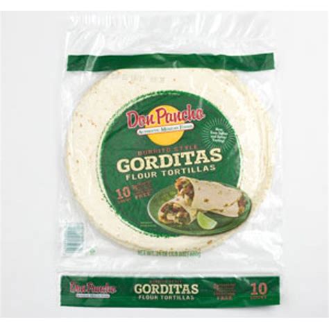 Don Pancho Gorditas Burrito Style Flour Tortillas 24 Oz Bag Walmart