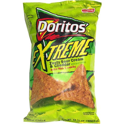 Doritos Extreme Zesty Sour Cream Cheddar