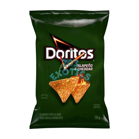 Doritos Jalape O Cheddar Flavored Chips Gluten Free 203 Exotics