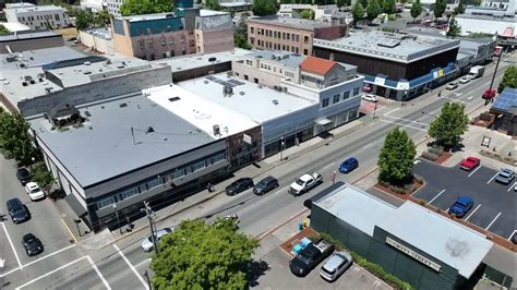 Downtown Coos Bay Drone Footage Youtube