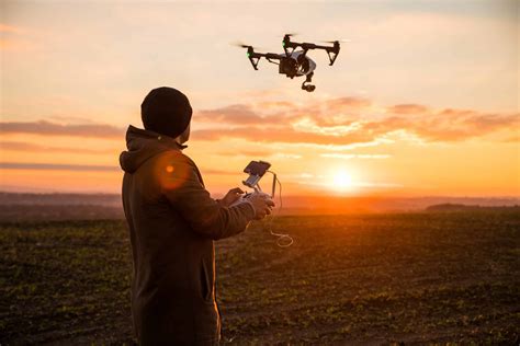 Drone Operator At Sunset Coverdrone Europe