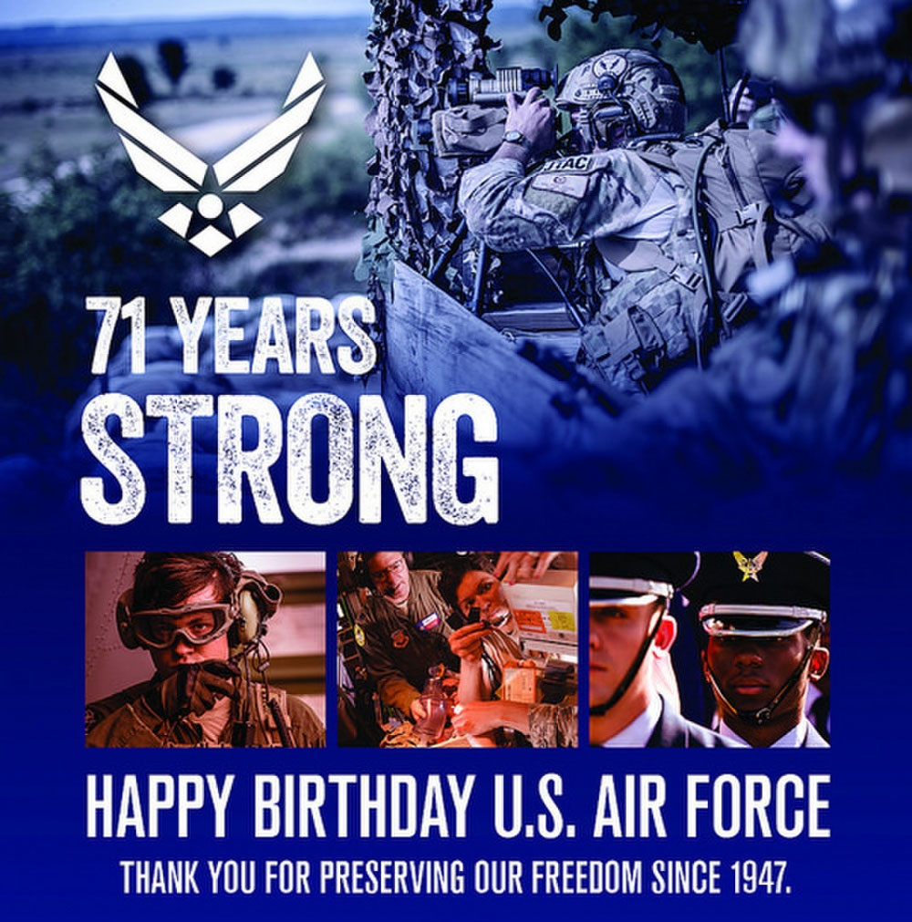 Dvids Images United States Air Force Celebrates Its 76Th Birthday