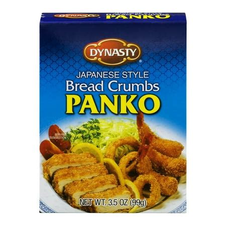 Dynasty Panko Bread Crumbs Japanese Style 3 5 Oz Walmart Com