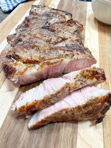 Easy And Tender Grilled Pork Shoulder Steak Back To My Southern Roots