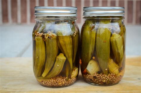 Easy Quick Pickled Okra Recipe Pickled Okra Okra Pickling Recipes