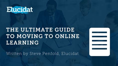 Ebook Release The Ultimate Guide To Moving To Online Learning