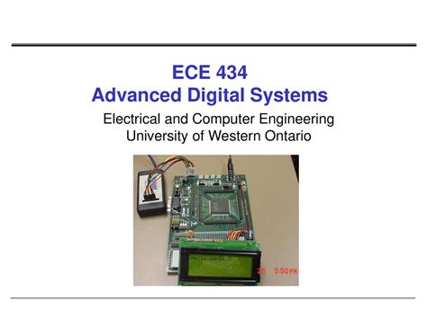 Ece 434 Advanced Digital Systems Ppt Download