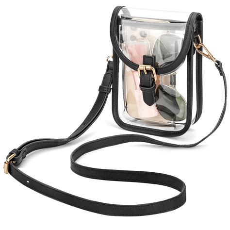 Eeekit Clear Cross Body Messenger Shoulder Bag Eeekit Clear Tote Bag