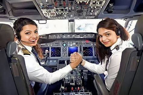 Empowering Women Pilot Taking Flight