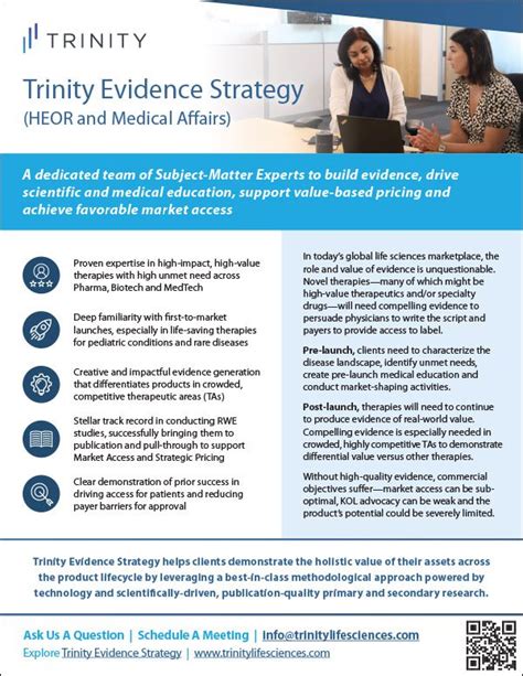 Evidence Strategy Heor Trinity Life Sciences