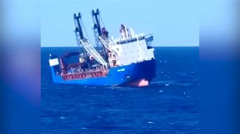 Russian Cargo Ship Sinking Mediterranean - Alert Data